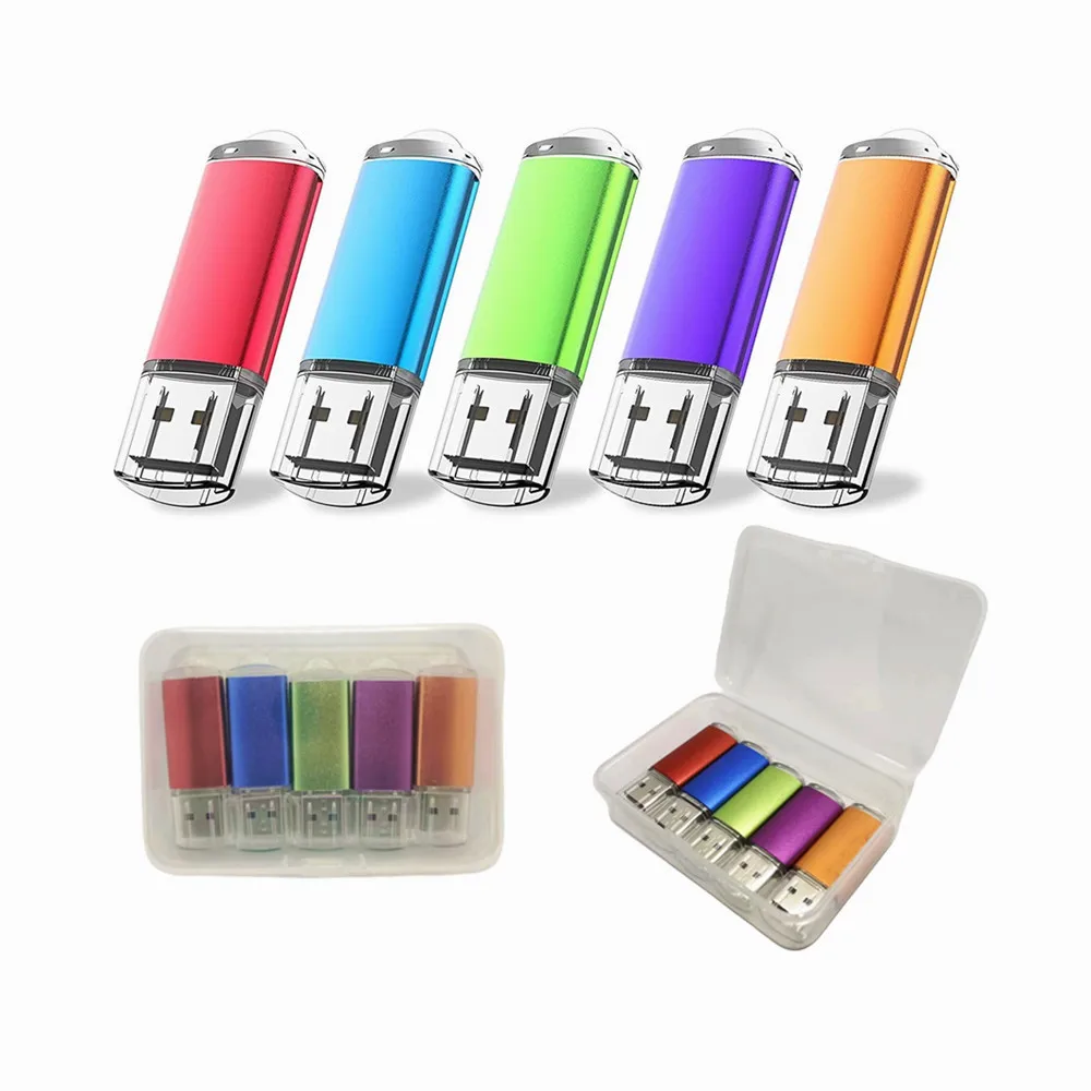 Personalized LOGO 5 Pack Per logo USB 2.0 Memory Flash Sticks photographer biddings
