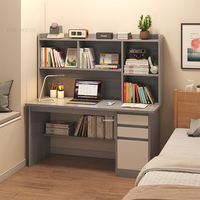 Bookshelf Integrated Office Furniture Modern Wooden Computer Desks Student Study Home Writing Desk Simple Desktop Gaming Table
