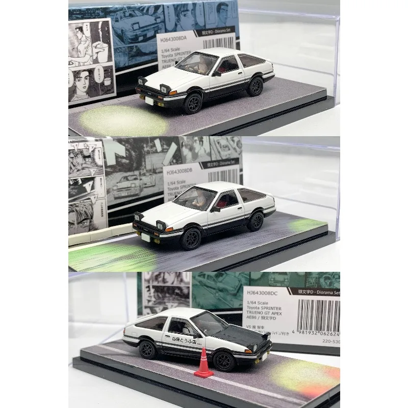 Модель автомобиля Toyota SPEINTER TRUENO GT APEX AE86 из литого металла, масштаб 1:64, Diecast Hobby Japan