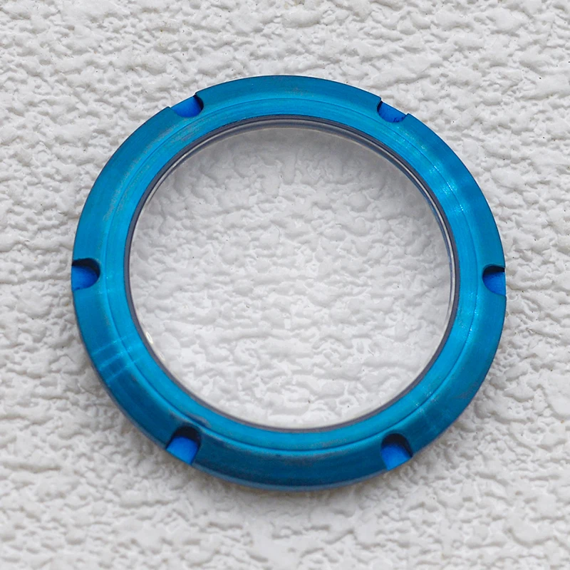 Reloj de cristal transparente para hombre, carcasa NH35, SKX Coverback, compatible con SKX007, tortuga abulón 6105, serie Tuna Monster Samurai, movimiento NH35