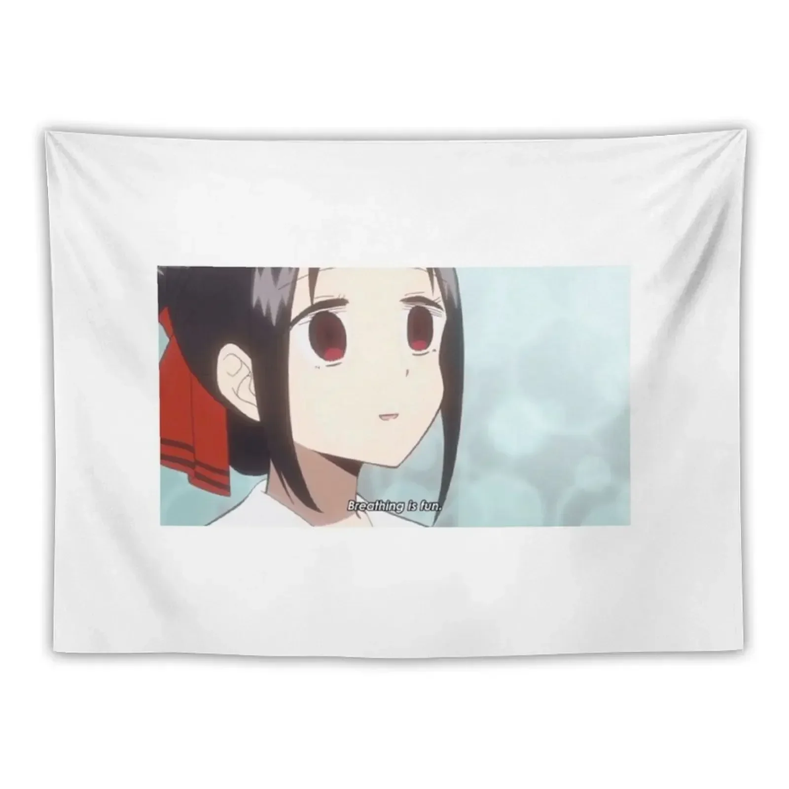 Kaguya Shinomiya Breathing is Fun Tapestry Wallpaper Bedroom Room Decorator Anime Decor Tapestry