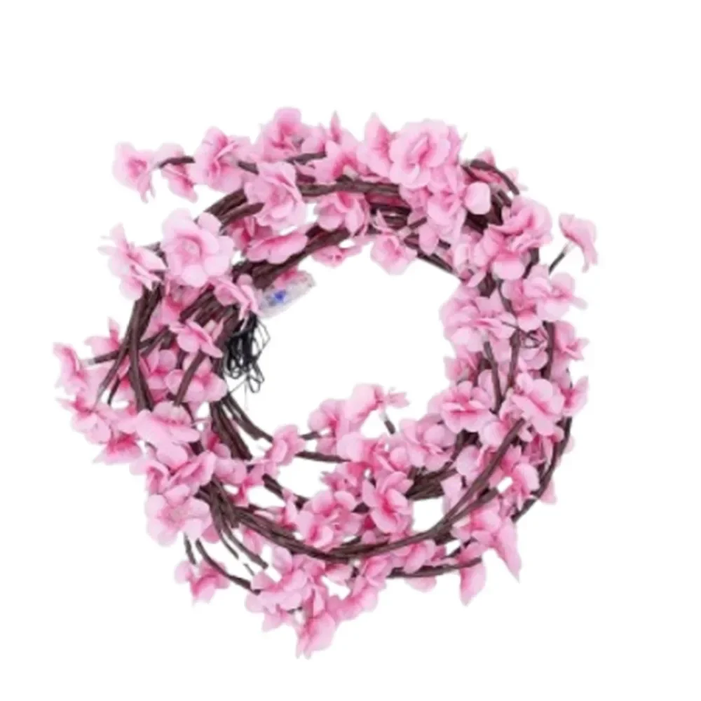 Kirsche LED Baum Zweig Lichter für Wand Kirschblüte Weide Rebe Zweig Dekor Girlande Weihnachtsdekorationen Indoor Home Wand Tür