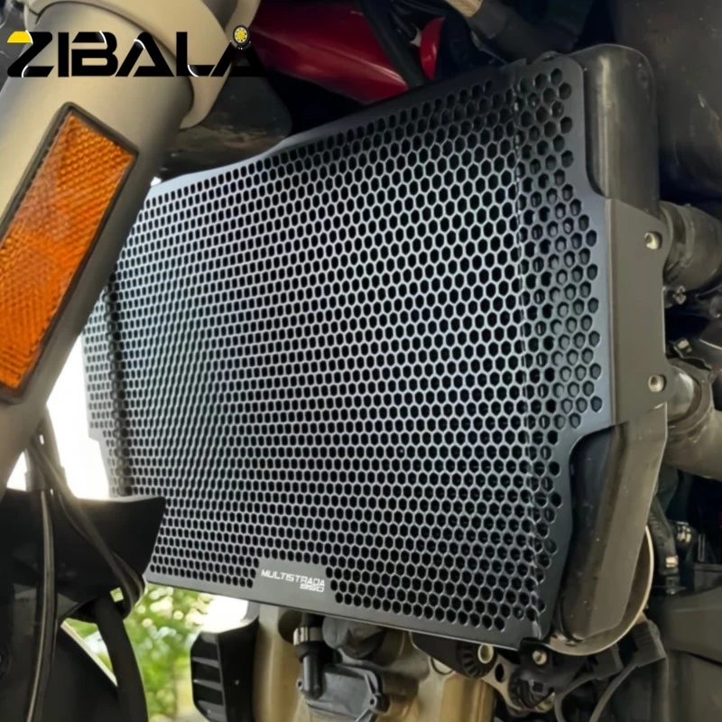 

For Ducati Multistrada MTS 950 950S 2017-2022 Aluminium Radiator Grille Guard Oil Cooler Guard Protector Motorcycle Accessories