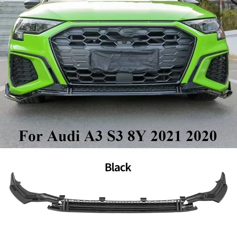 For Audi A3 S3 8Y 2021 2020 Sedan Hatchback Punching-free Shovel Front Bar Exterior Car Accessories