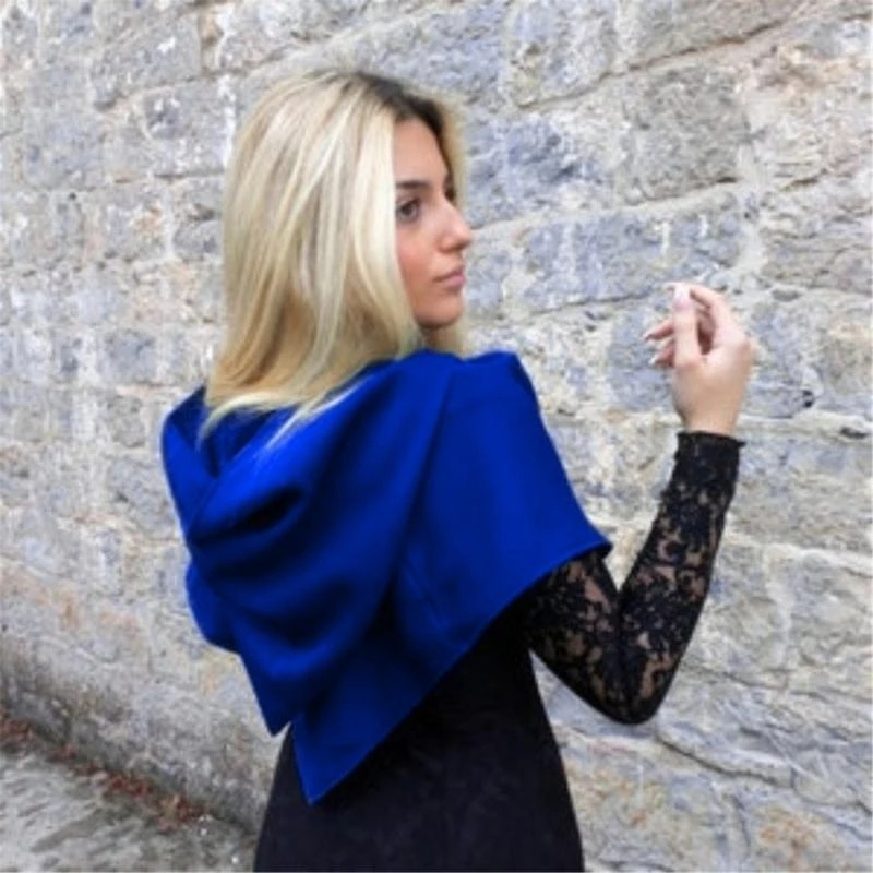 39BB średniowieczny kaptur Halloween krótka peleryna z kapturem Cosplay Poncho dla kobiet mężczyzn do odgrywania ról akcesoria