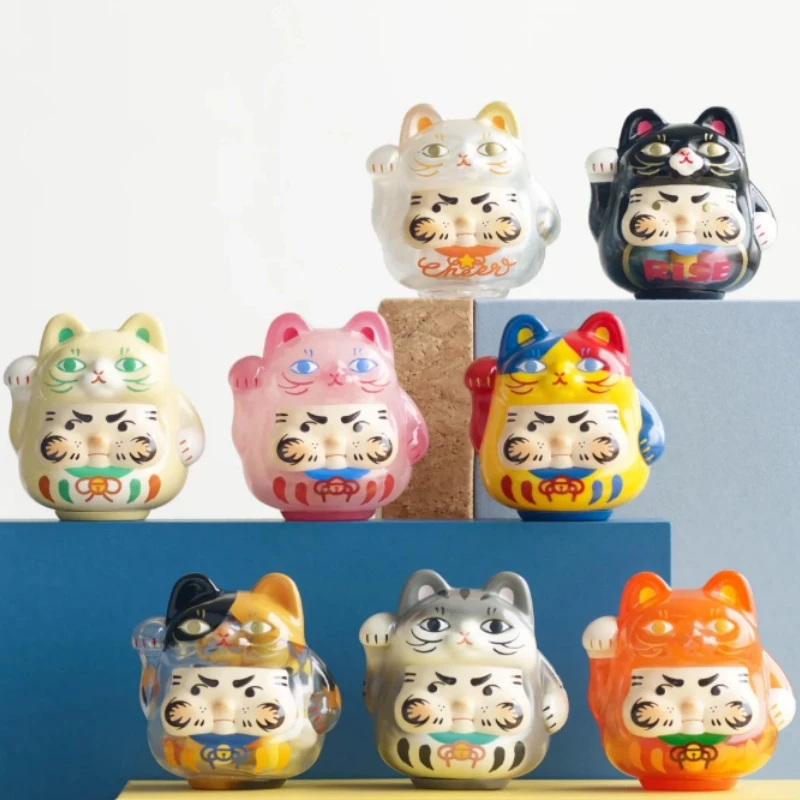 

New Official Sparkling Personality Kitten Lucky Damo 5th Generation Series Trendy Play Blind Box Desktop Ornament Birthday Gifts