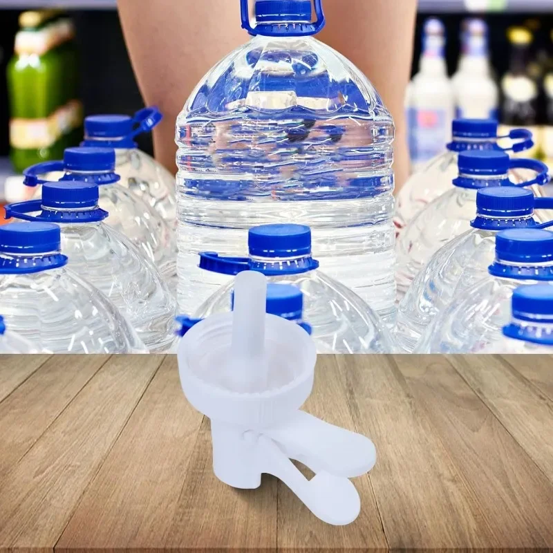 Spiral Plastic Faucet Water Bottle Dispenser Valve Thickened Distribution Tool for Camping Barbecue Daily Use