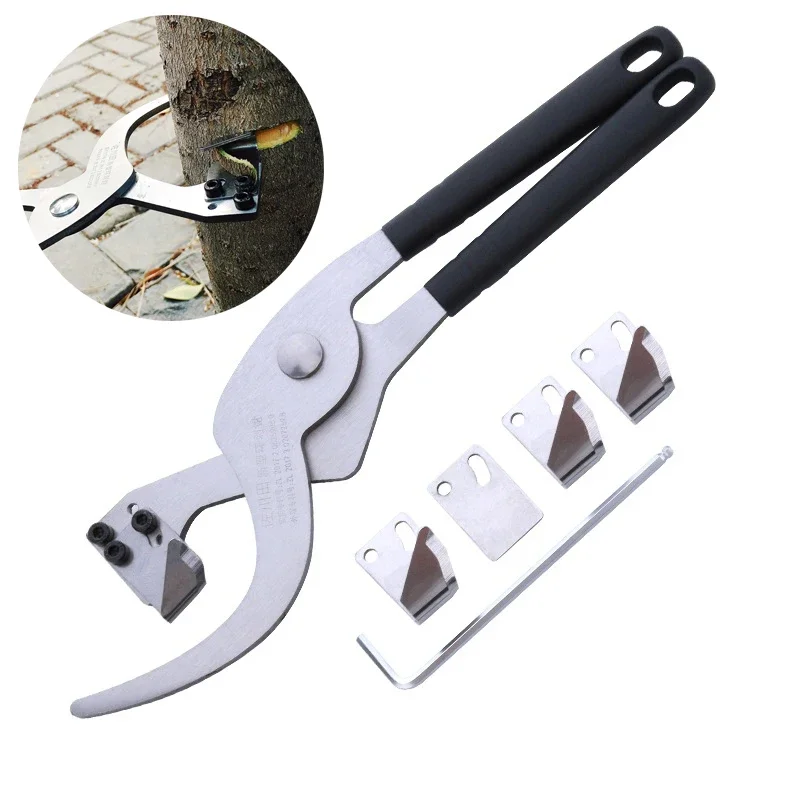 New Ring Stripping Pliers Fruit Tree Ring Shear Jujube Stripping Tool Peeling Knife Armor Cutting Bark Fruit Tree Ring Cutting