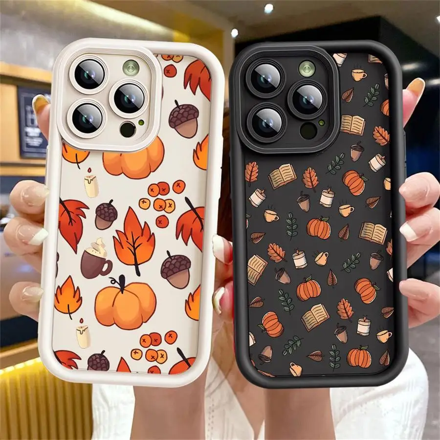 

Чехол для Apple iPhone 11, 15 Pro Max, 14 Plus, 13, 12, 16, противоударный защитный чехол, силиконовый чехол для телефона, чехол с мультяшным рисунком на Хэллоуин