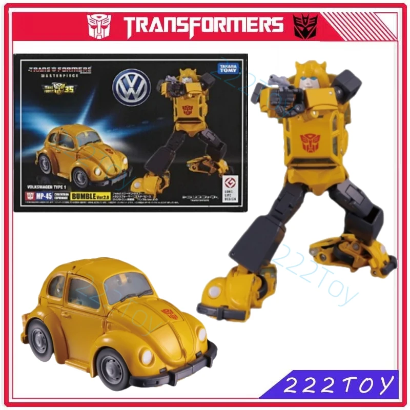 

In Stock Transformers Toy Masterpiece MP45 MP-45 KO Bumblebee Anime Model Action Figures Robot Toy Collectibles Hobbies Gifts