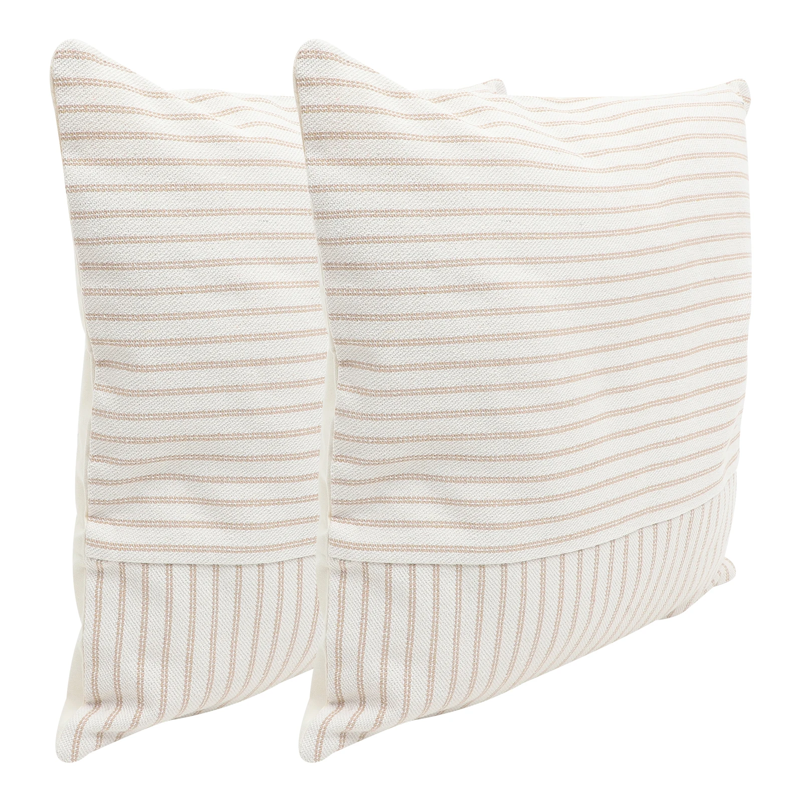 

2pcs Square Pillow Covers Cushion Cover Cotton Linen Decorative Breathable Soft Comfortable For Sofa Bed Home Decor