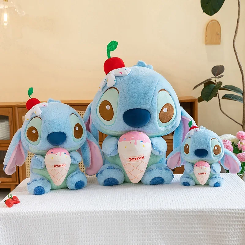 

Лидер продаж, 28-60 см, Disney Stitch, мороженое, мягкие игрушки, милая плюшевая кукла, мультяшная кукла, кавайные плюшевые игрушки, детский подарок на день рождения, Рождество