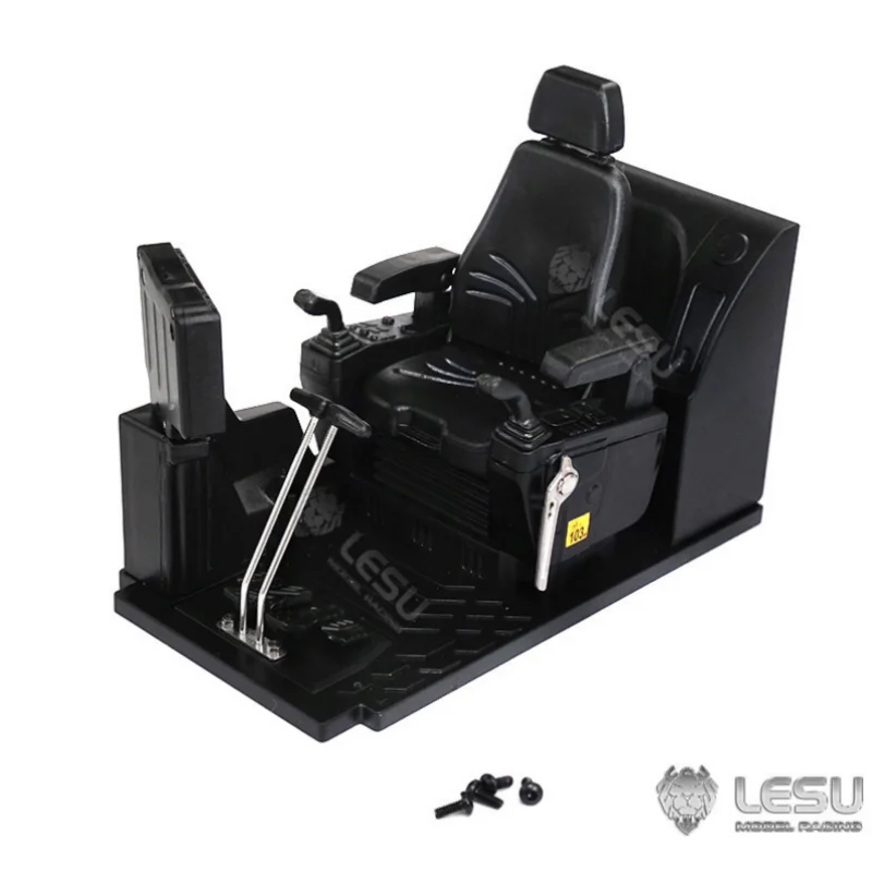 LESU For 1/14 Excavator Model Driver's Seat Modification Multi-Function LCD Display Truck DIY Accessory Toy