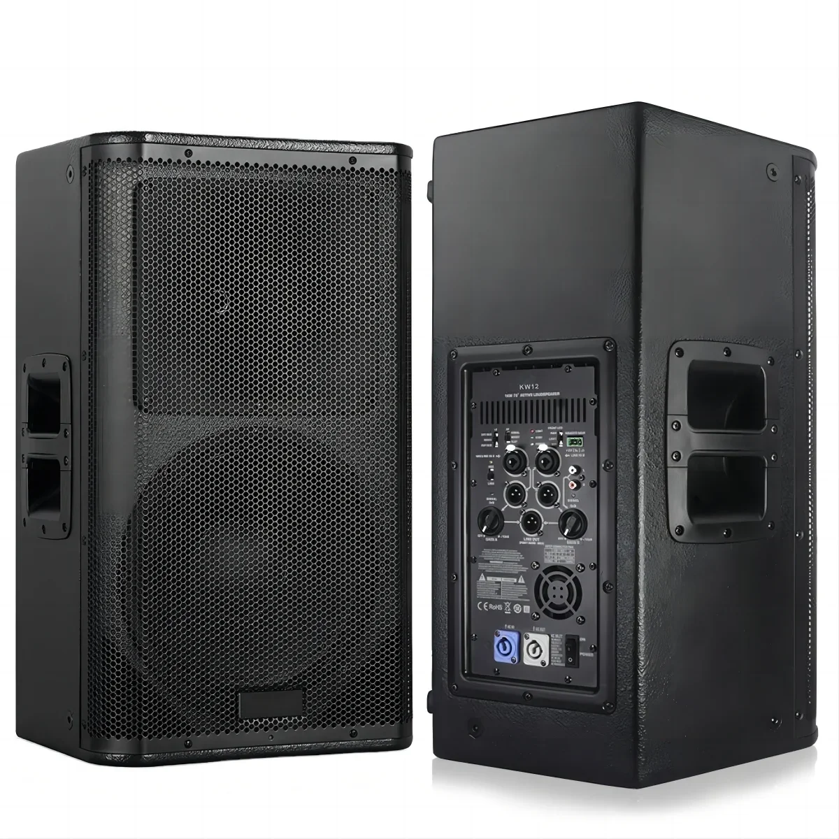 

Demao KW12S 12inch 1000W Active Speaker wooden case active loudspeaker for live show recording room home