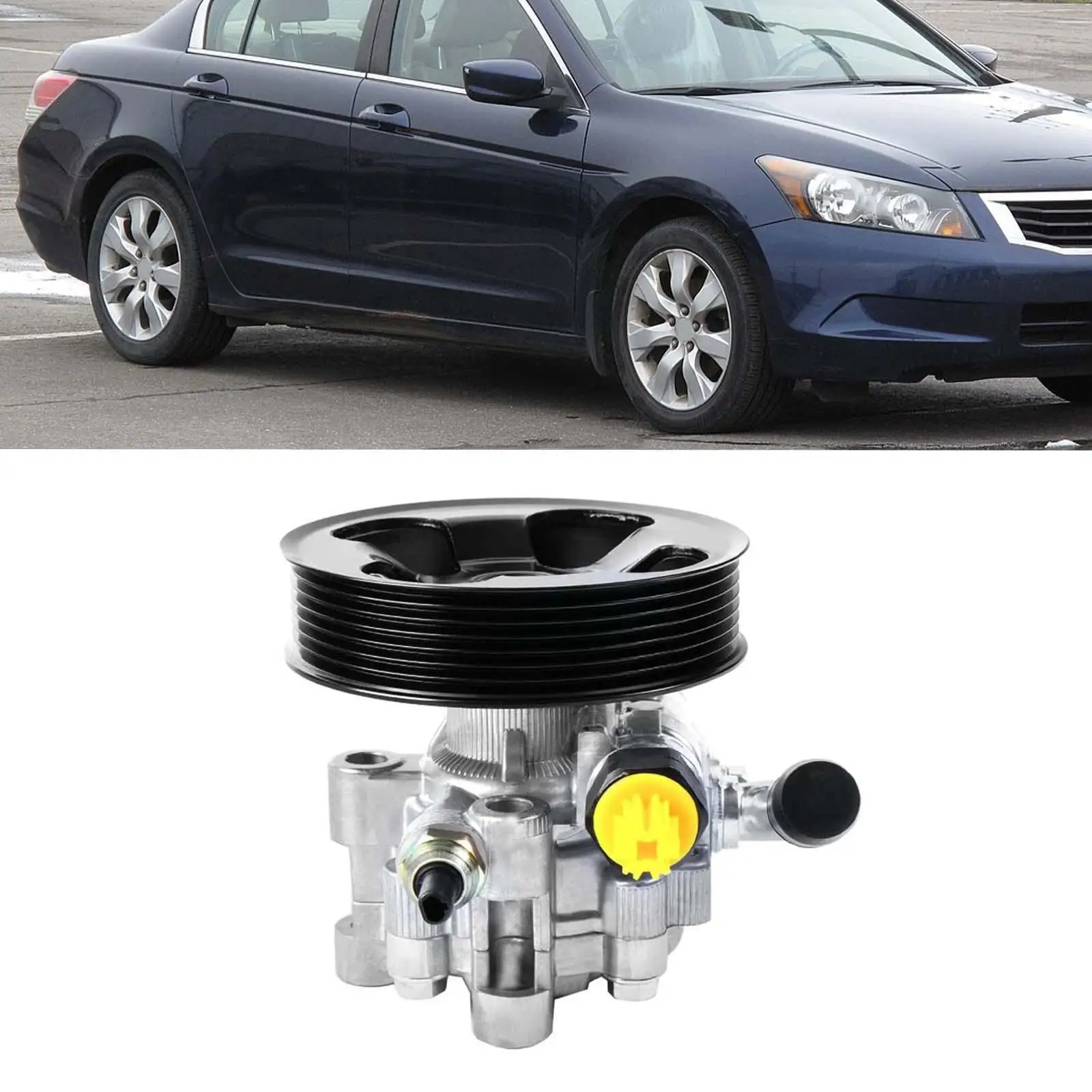 Automotive Power Steering Pump Durable Metal Pulley Replacement for Toyota for camry 2.4L 2002 to 2009