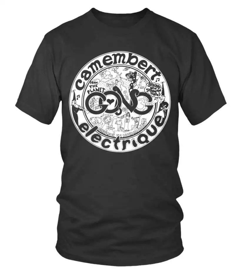 NEW Pgsr-Bk. Gong - Camembert Electrique Unisex Tee Vintage Trending S-5XL