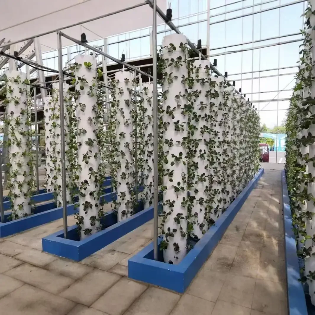 Hydroponic planting towers, columns, soilless cultivation troughs, hydroponic tanks, greenhouses, planting facilities