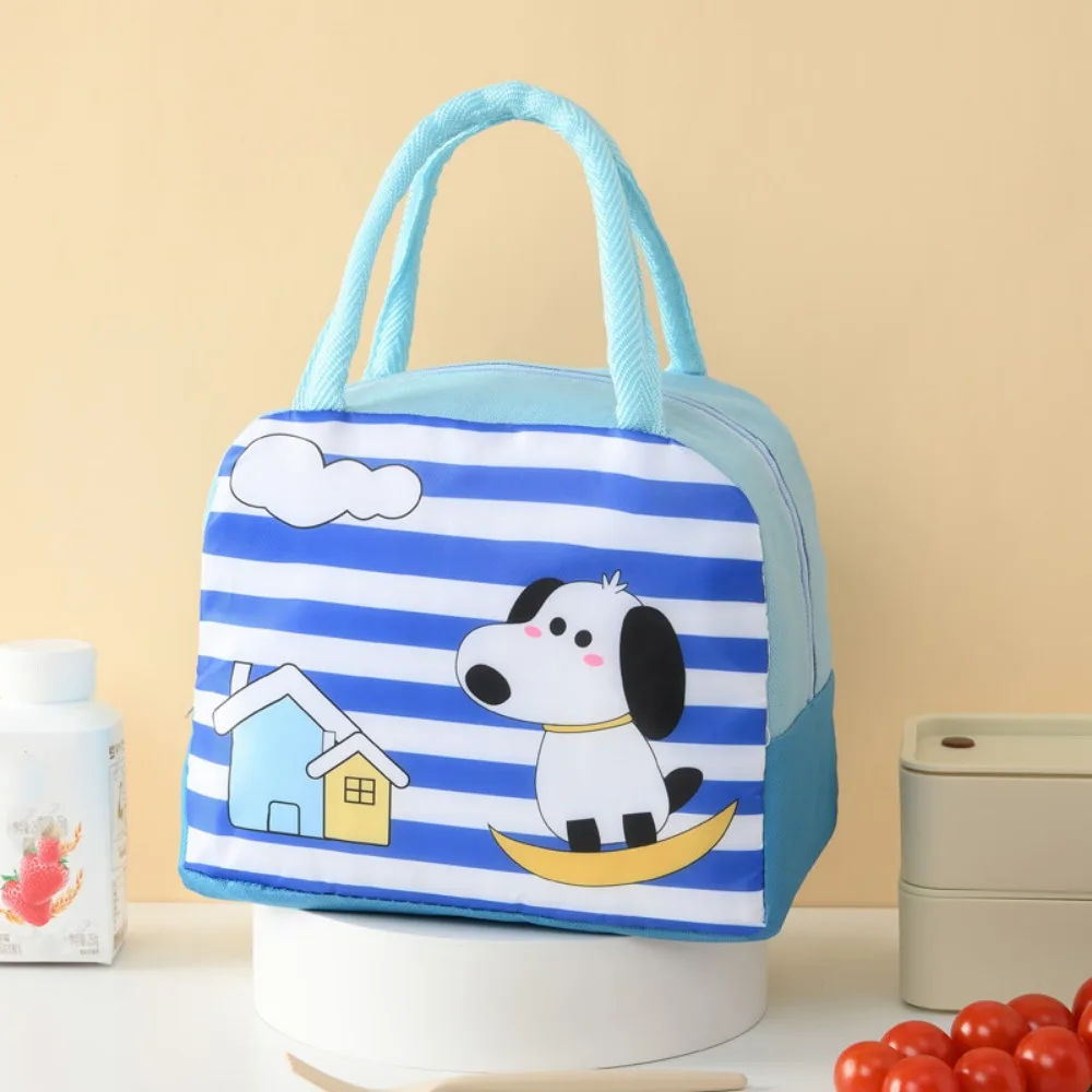 

Cute Cartoon Insulated Lunch Bag Thickened Waterproof Thermal Meal Tote Bag Aluminum Foil Hand-held Portable Lunch Box Work