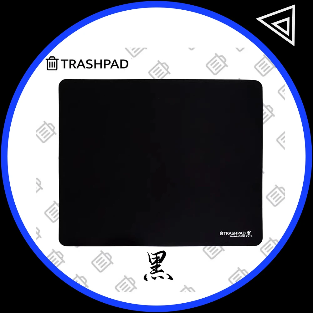 

TRASHPAD черный игровой коврик для мыши с управлением FPS, коврик для мыши, противоскользящий для CSGO PUGB APEX Valorant, аксессуары для ПК, подарки