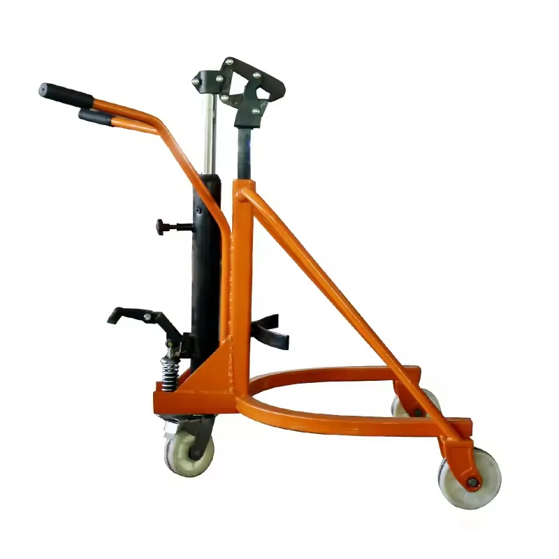 350 kg nylon two-wheels Oil Drum Handling trolley manual oil drum trolley oil barrels lifter trolley truck