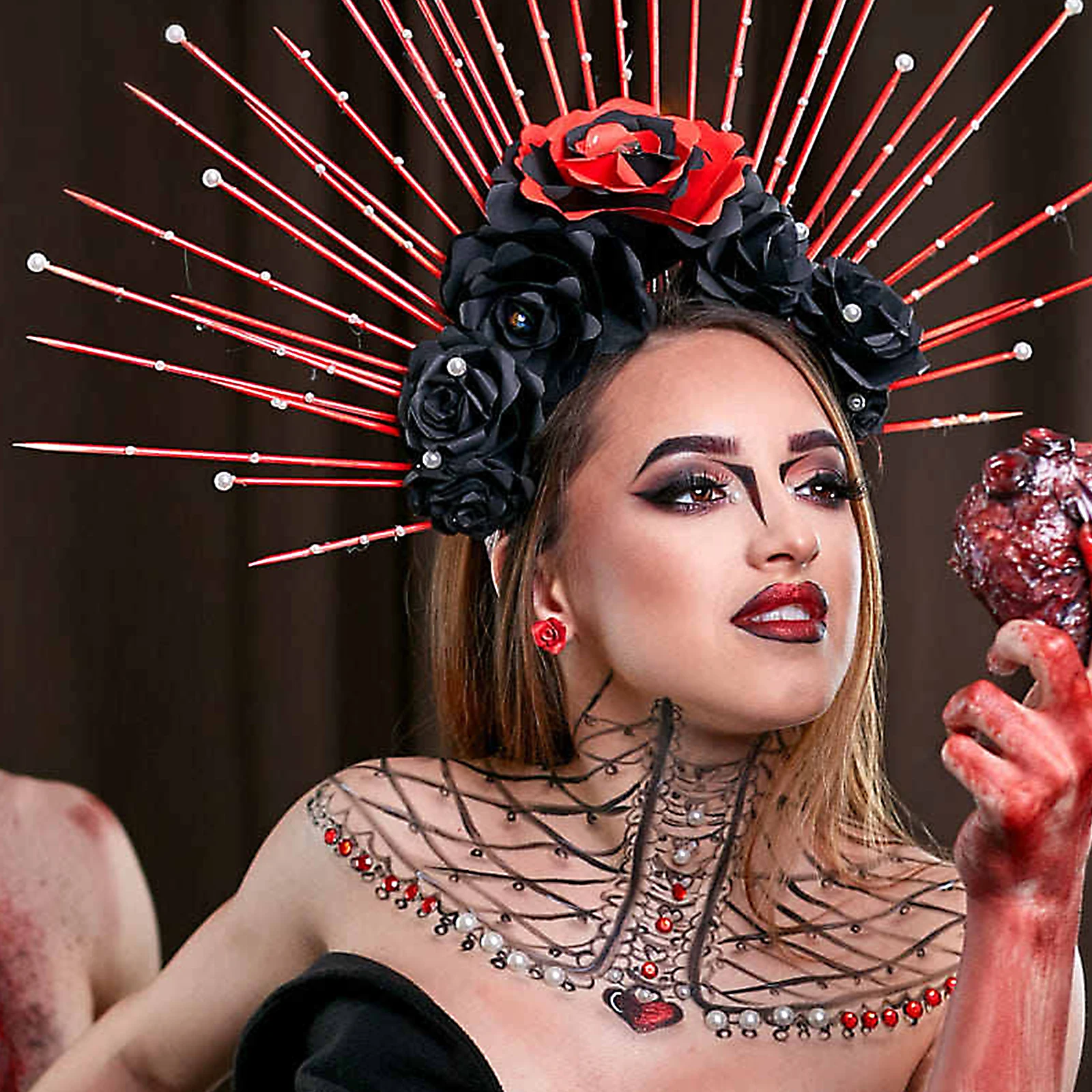 

50pcs Lifelike Artificial Rose Heads For Wedding Christmas Decor Hat Clothes Album Embellishment Simulation Blossom Flowers