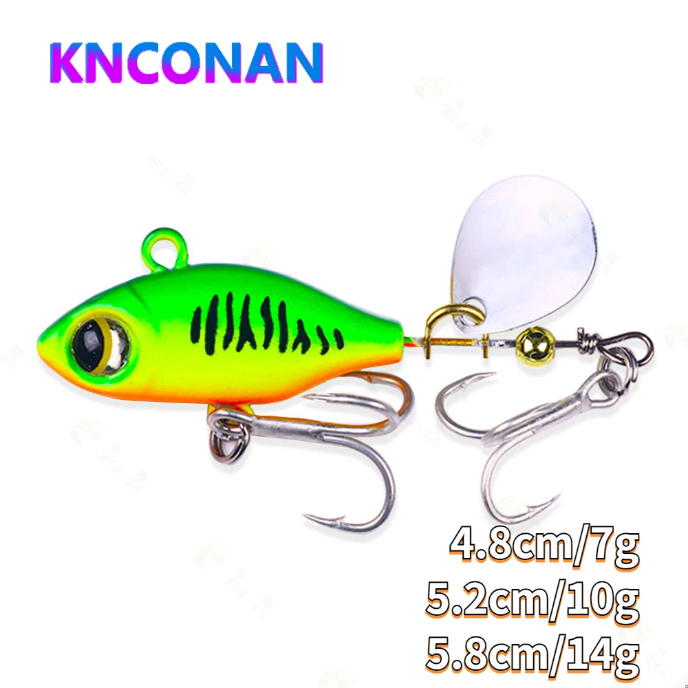 

KNCONAN 7g/10g/14g Submerged VIB Winter Ice Fishing Lures for Carp Fly Fishing Hard Wobblers Crankbaits Pesca