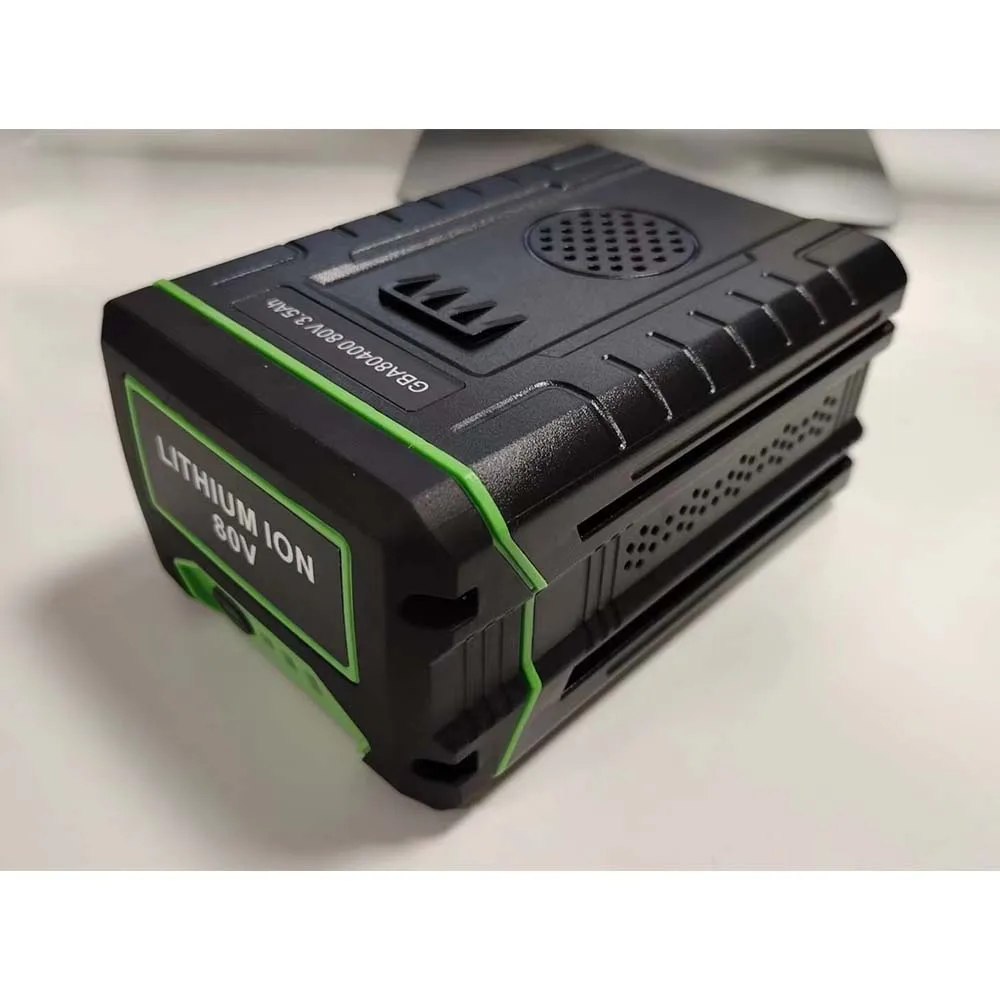 Battery for Greenworks 80V GBA80400 GBA80250 GBA80200 with Greenworks 80V Power Tools PW80L420 TL80L00 LMB407 TL80L00 Battery