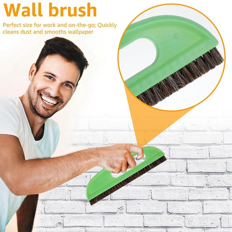 Wallpaper Smoothing Brush Squeegee Smoother Tool For Wallpaper Hanging, Contact Paper,Wallpaper Paste