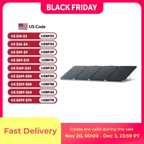 Valigia solare portatile leggera Renogy da 400 W, pannello solare pieghevole per attività all'aperto, durevole e impermeabile IP67 per camper,