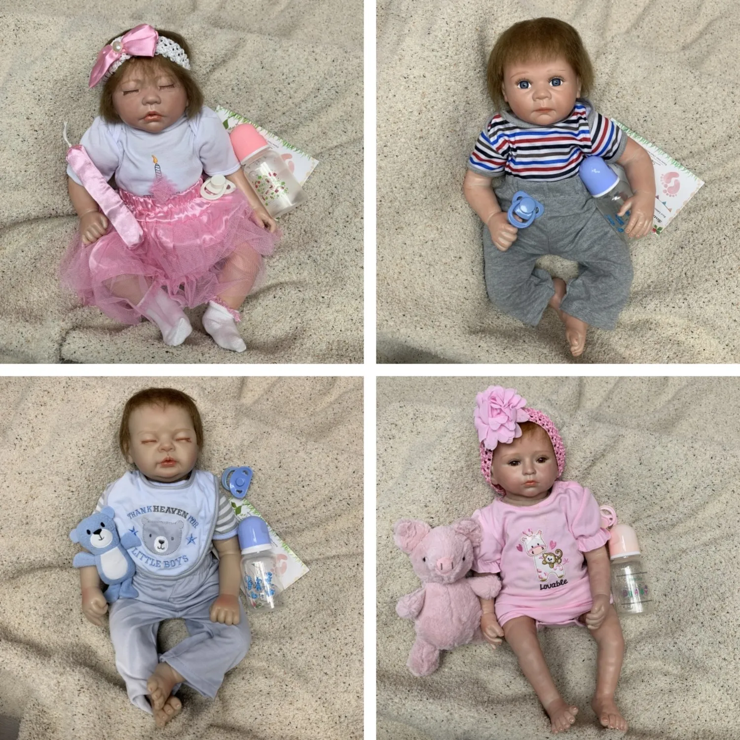 

AWW! 18-20inch Painted Reborn Toddler Doll With Rooted Hair Newborn Baby Doll Lifelike Bebe Realistic Doll Toy Boneca Brinquedo