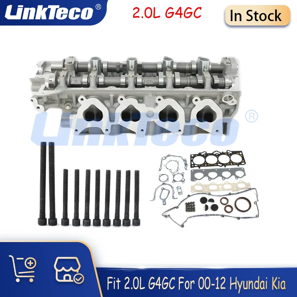 Overhaul Kit Cylinder Head Assembly Gasket Set Fit 2.0L G4GC For 00-12 Hyundai Kia Soul Cerato Elantra Tucson Sportage Spectra