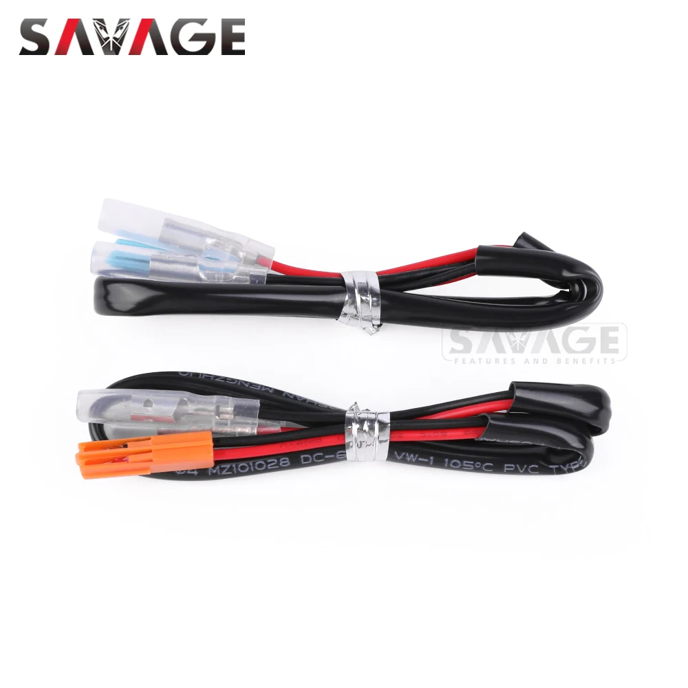 Turn Signal Adapter Plug License Plate Light Wire Connector For HONDA CRF 250L CB 500X 500F 650F CBR 500R 650R GROM 125 NC750