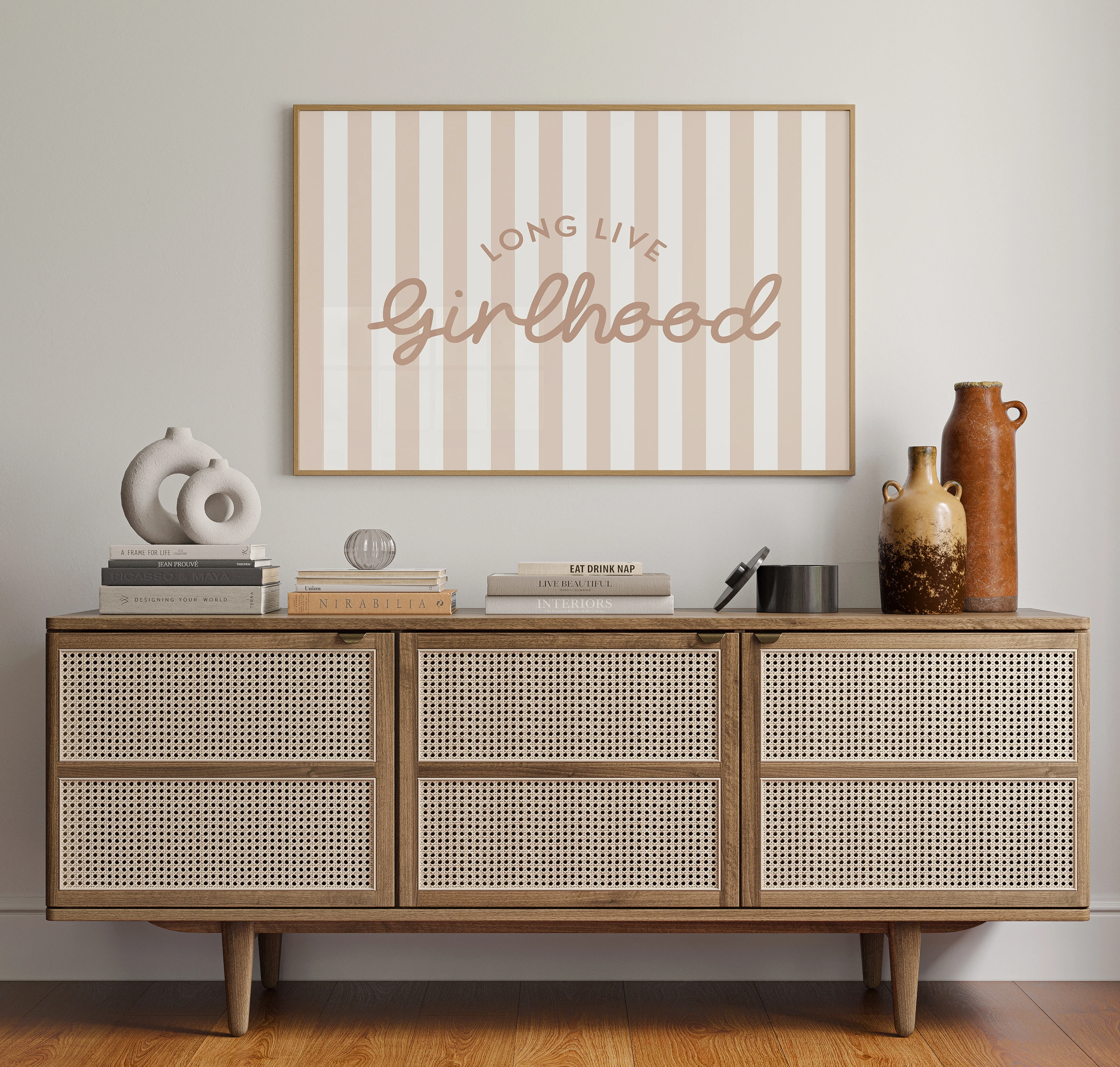 Long Live Girlhood Moderne Mode Wandkunst Drucke Leinwand Malerei Poster Bild für Wohnzimmer Schlafzimmer Kinderzimmer Home Decor