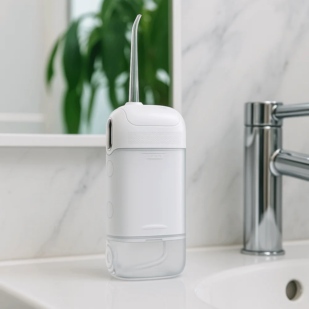 

USB перезаряжаемый ирригатор для полости рта портативный дизайн импульсная технология стоматологическая струя воды умная электрическая складная структура