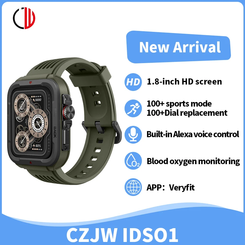 

New ZZYSMART Outdoor Smart Watches For Men Women Bluetooth Call Build-in Alexa 5ATM IP68 Waterproof Heart Rate IOS Smartwatch