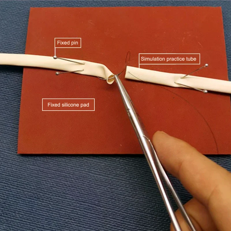 Microsurgery Blood Vessel Suture Training Model, Simulated Anastomosis Skill Practice Lab Supplies