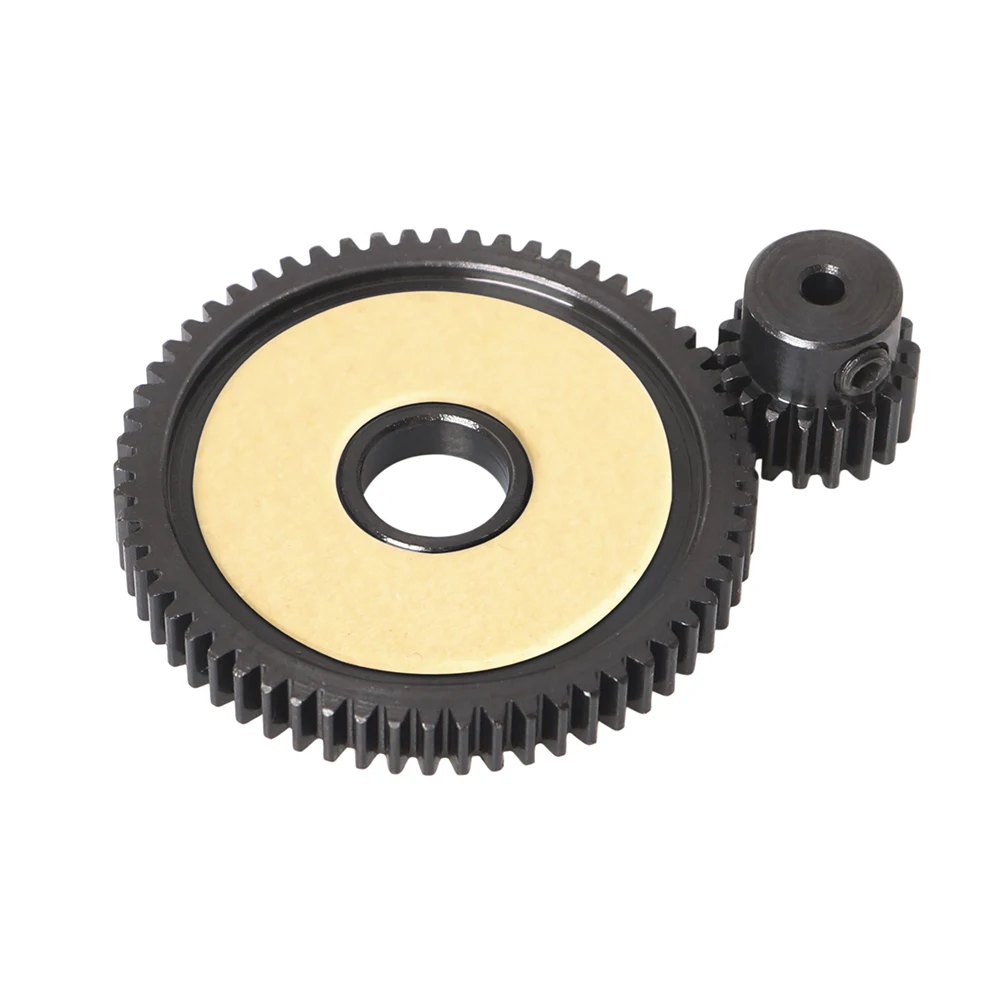KYX Racing CNC Hard Steel Gearbox Spur Gear Motor Gear Upgrades Accessories for 1/18 RC Crawler Car LOSI Mini-B Buggy Mini-T 2.0