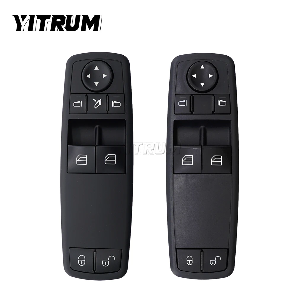 YITRUM A1698206410 A1698206510 Power Window Switch Button For Mercedes Benz Class A W169 2011 2012 Class B W245 2008 2009-2011