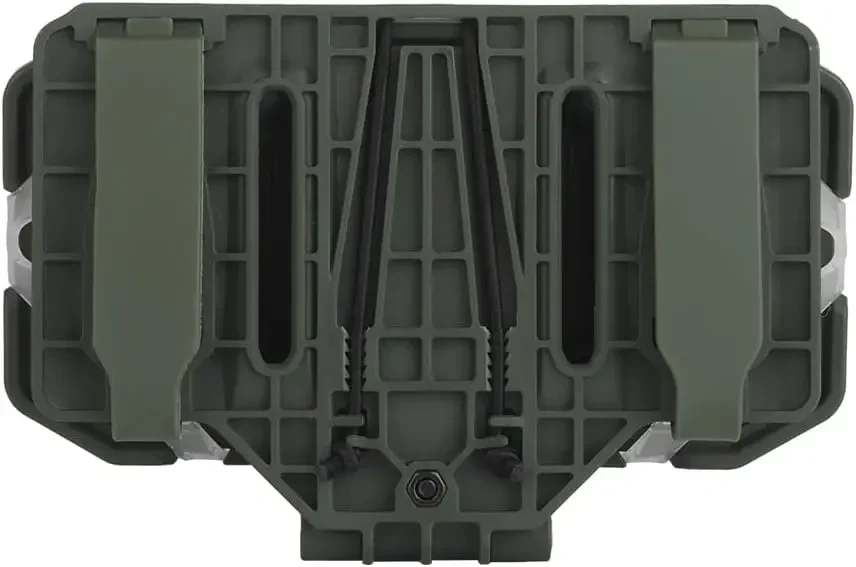 Molle-Handytrage der NEUEN Generation, klappbare Halterung mit schnellem Zugang, taktische Weste-Brusthalterung, Airsoft-Schutttrage – Detail 7