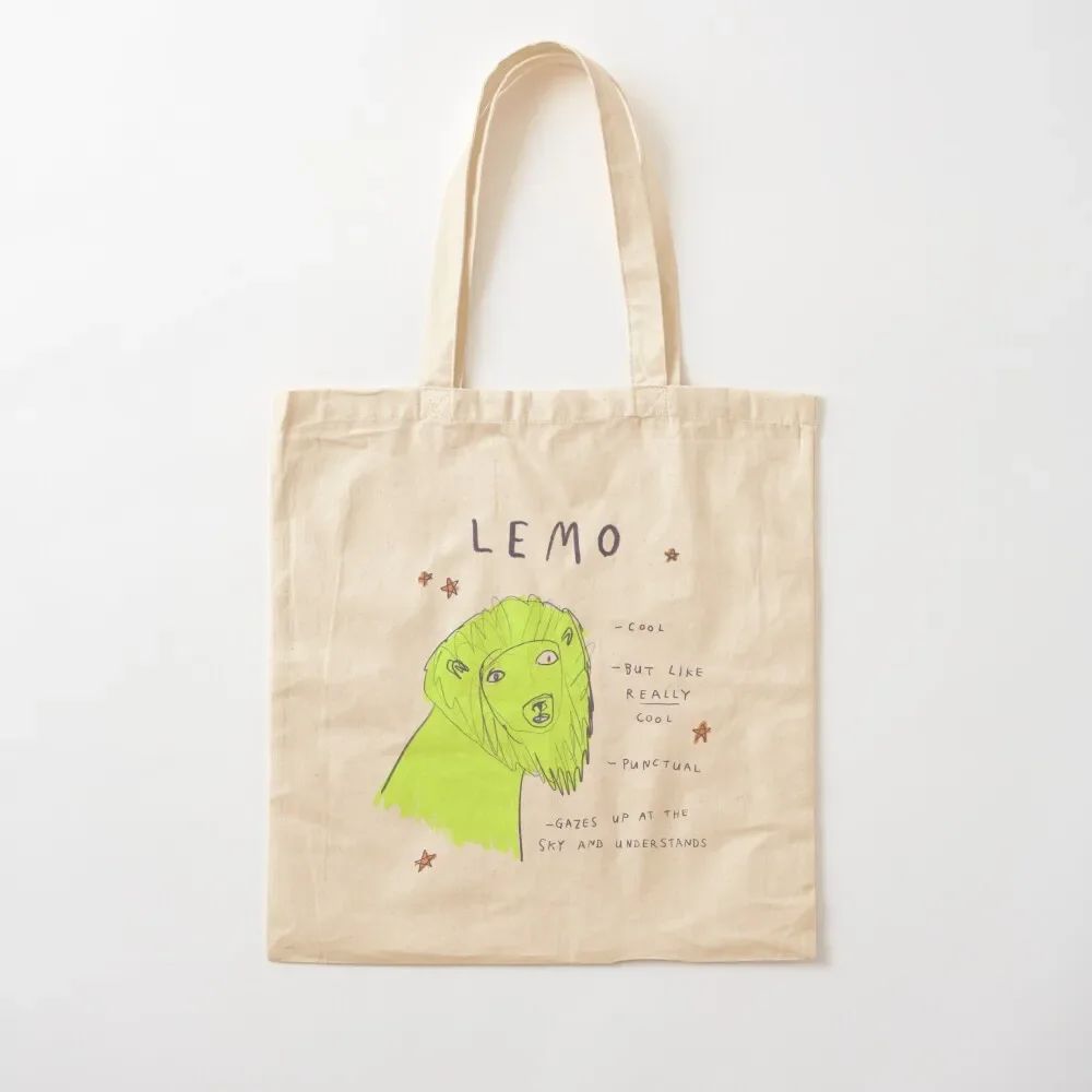 

Lemo the Very Cool Lion - Horror Scoops Asstrology Tote Bag shopper bags Canvas cute pouch bag Tote Bag