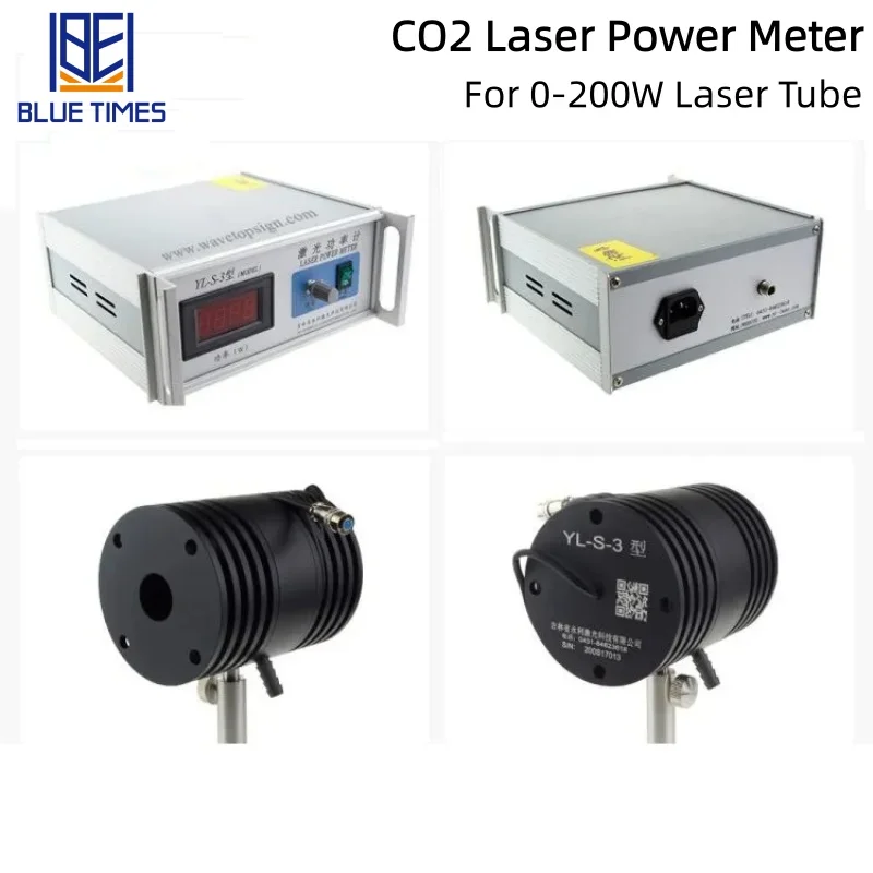 Bluetimes Desktop Power Meter 0-200W High-Precision Power Meter For Testing The Output Power Of CO₂ Laser Tubes