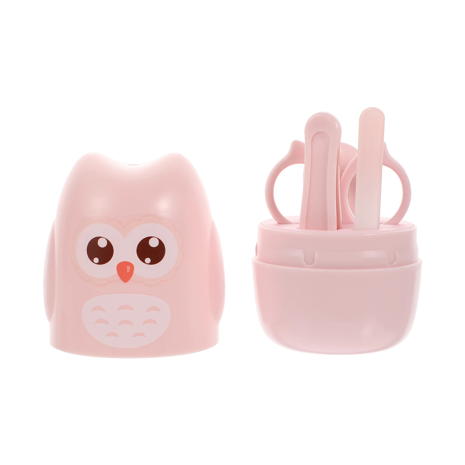 

Baby Nail Clipper Set Stainless Steel ABS Glass Manicure Kit Storage Case Infant Grooming Tools Newborn Gift Baby Nail Scissors