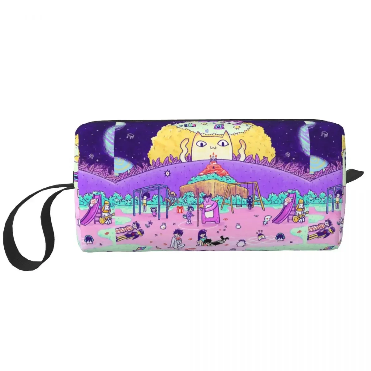 Aubrey Omori Makeup Bag Pouch Game Cartoon Friends Cosmetic Bag Travel Toiletry Small Makeup Pouch Storage Bag Large Capacity