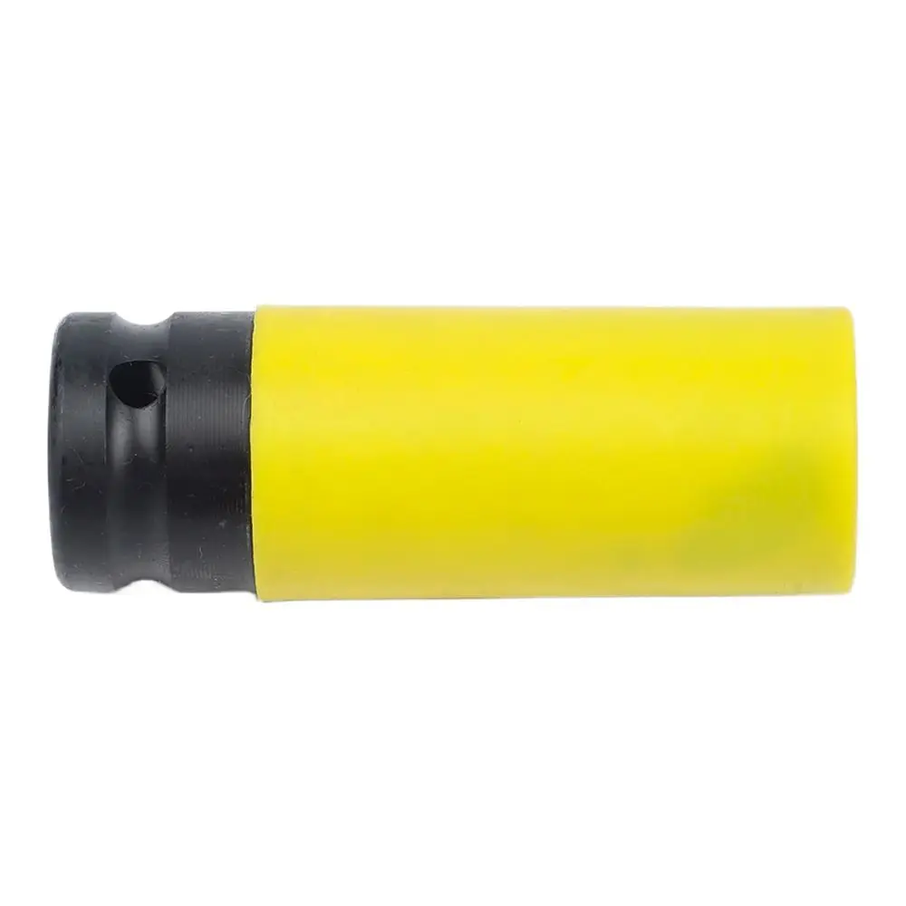 1 Stück 1/2 Zoll Antriebsrad-Schutzsteckschlüssel aus Chrom-Vanadium-Stahl 17/19/21/22mm Tiefer Schlagschrauberschlüssel mit dünner Wand – Detail 6