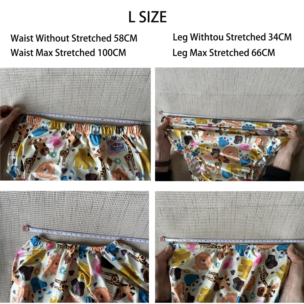 ABDLS Diapers Waterproof Adult Diaper Shells For Disabled People Washable Adult Nappy Covers For Special Need Male Female