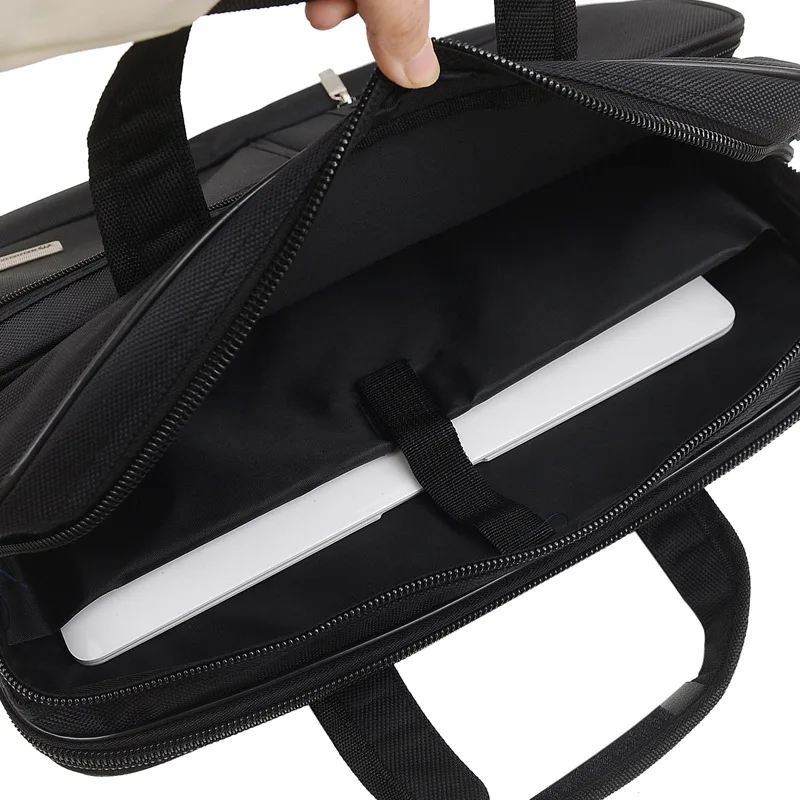 Simple Tote Men Business Briefcase Handbag For 15 Inch Laptop Bags Large Capacity Shoulder Bags Travel Notebook Messenger Bag