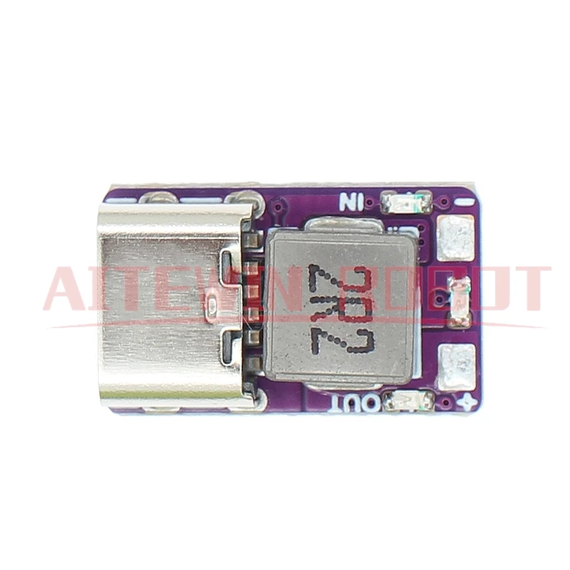 Power Mini 5V lithium battery charging discharging module 3.7V 4.2V18650 lithium battery boost power module Type-C