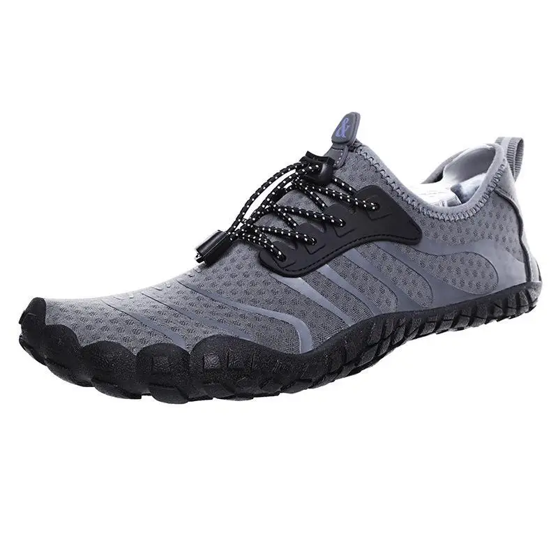 

Breathable Flat Bottom Stream Shoes Outdoor Camping Quick Mold Binding Two Way Fishing Shoes Mesh Lined Men's Sandals