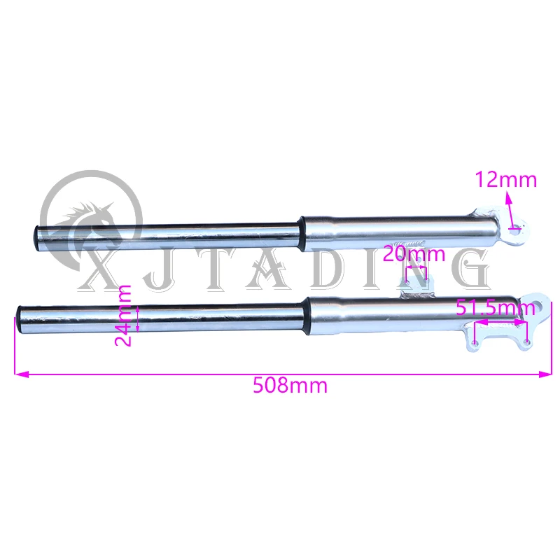 Motorcycle front shock absorber assembly for 47cc 49cc 2-stroke QG-50 Motocross Pit Dirt Bike Accessories