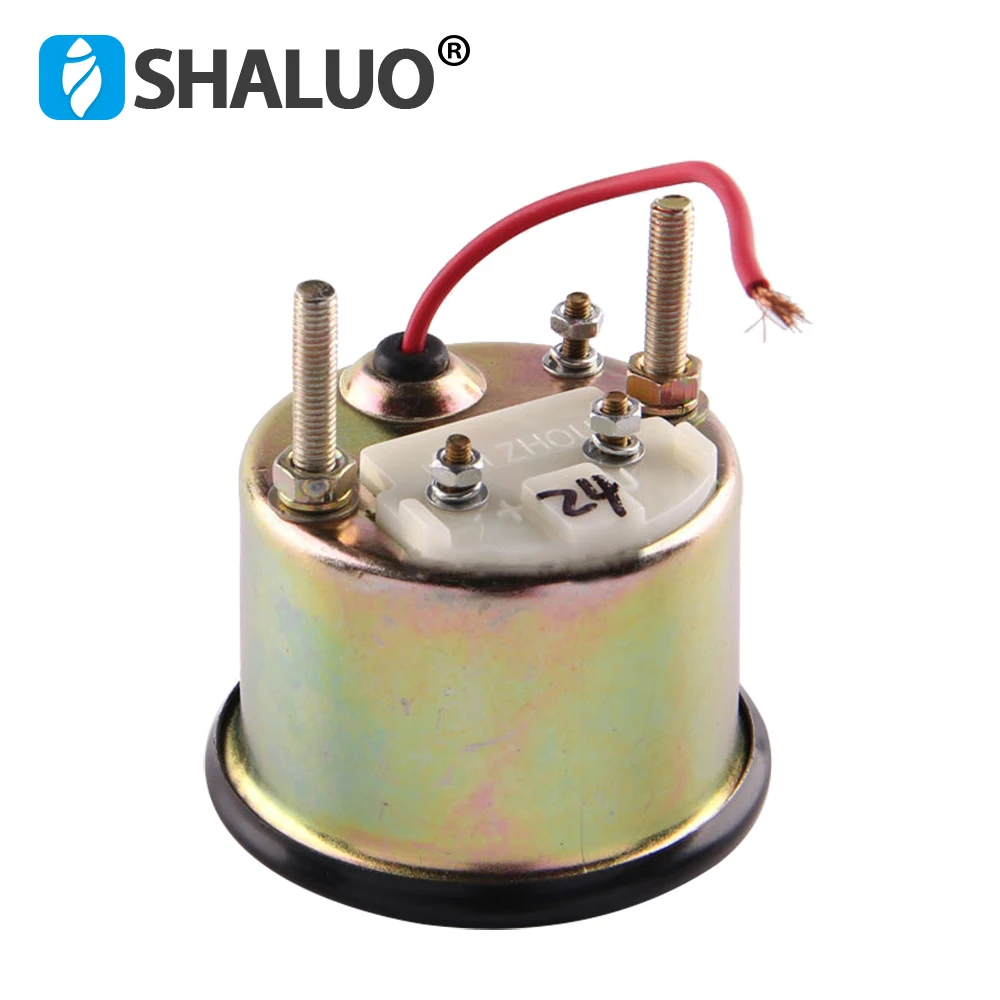 DC12V 24V Diesel Generator Fuel Level Gauge Llight 55MM Size Match With liquid float Oil Level Sensor